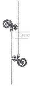 Кованая балясина арт. 1209 разм. 90