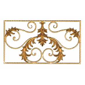 Кованая декоративная панель арт. 1227 разм. 80x45