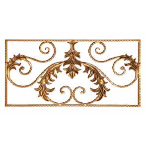 Кованая декоративная панель арт. 1230 разм. 88x45