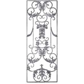 Кованая декоративная панель арт. 1232 разм. 60x160