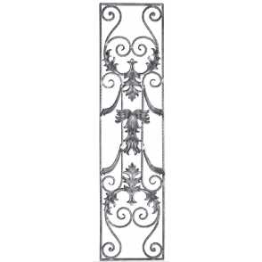 Кованая декоративная панель арт. 1233 разм. 40x160
