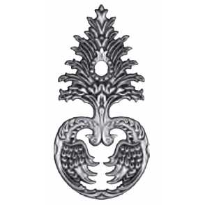 Кованый декоративный узор двусторонний арт. 123 разм. 12x24