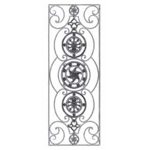 Кованая декоративная панель арт. 1242 разм. 60x160