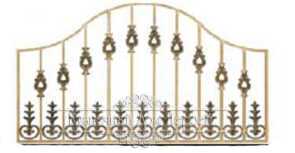 Кованая декоративная панель арт. 1247, разм. 164,5х60х90 см