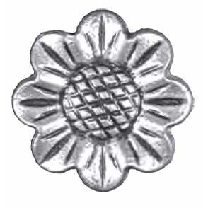 Кованый декоративный узор односторонний арт. 124 разм. 7