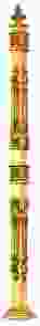 Кованый столб для лестниц, перил, ограждений арт. 1252 разм. 130