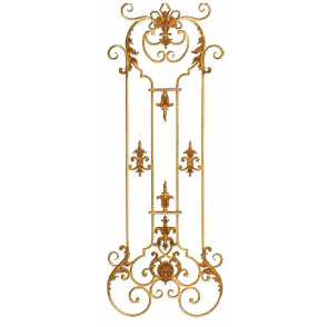 Кованая декоративная панель арт. 1268 разм. 60x160