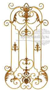 Кованая декоративная панель арт. 1270 разм. 80x160