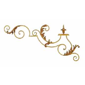 Кованые навершия на забор, ворота  арт. 1276 разм. 125x58,5