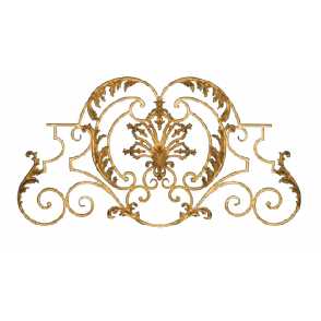 Кованые навершия на забор, ворота  арт. 1288 разм. 125x65