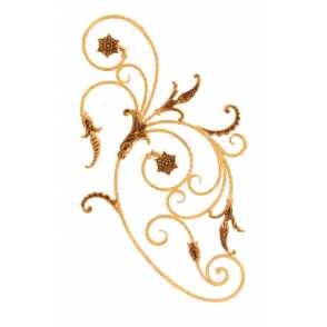 Кованая розетка арт. 1292 разм. 59x90