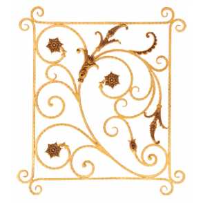 Кованая розетка арт. 1293 разм. 80x90