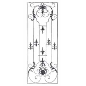 Кованая декоративная панель арт. 1297 разм. 60x160