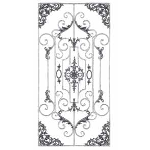 Кованая декоративная панель арт. 1304 разм. 80x160
