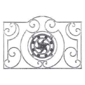 Кованая декоративная панель арт. 1307 разм. 100x67