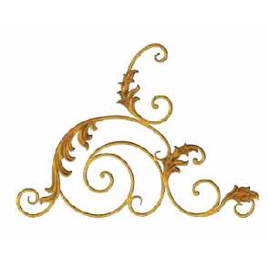 Кованые навершия на забор, ворота  арт. 1331 разм. 63x86