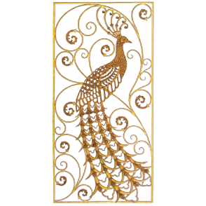 Кованая декоративная панель арт. 1340 разм. 80x160