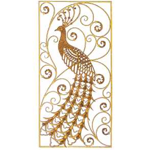 Кованая декоративная панель арт. 1341 разм. 80x160