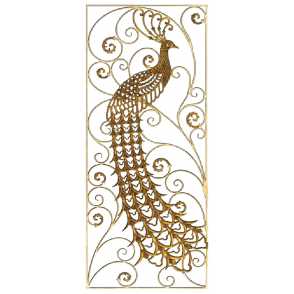 Кованая декоративная панель арт. 1344 разм. 80x195