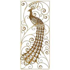 Кованая декоративная панель арт. 1345 разм. 80x195