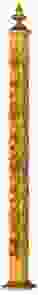 Кованый столб для лестниц, перил, ограждений арт. 1351 разм. 135