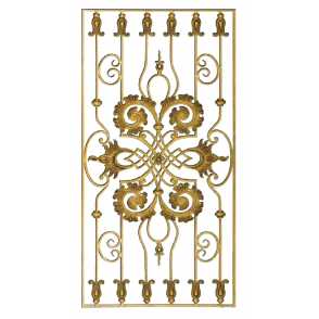 Кованая декоративная панель арт. 1360 разм. 80x160