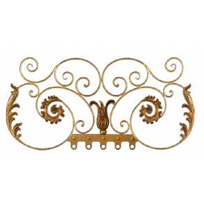 Кованые навершия на забор, ворота  арт. 1374 разм. 125x60