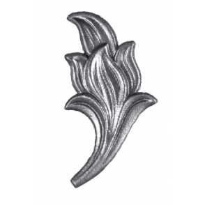 Кованый лист литье арт. 139 разм. 7,5x14