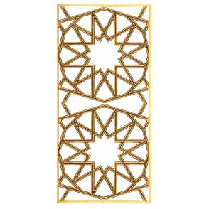 Кованая декоративная панель арт. 1403 разм. 81x40