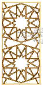 Кованая декоративная панель арт. 1403 разм. 81x40