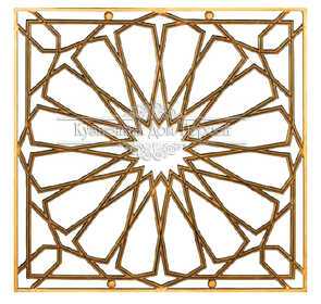 Кованая декоративная панель арт. 1405 разм. 80x80,5