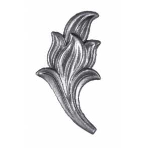 Кованый лист литье арт. 140 разм. 7,5x14
