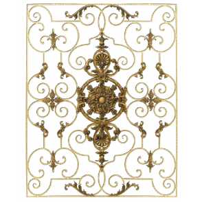 Кованая декоративная панель арт. 1435 разм. 125x160
