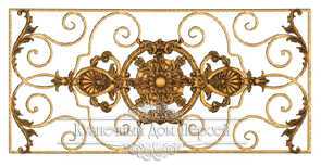 Кованая декоративная панель арт. 1437 разм. 125x60