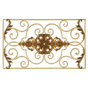 Кованая декоративная панель арт. 1438 разм. 100x60