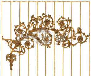 Кованая декоративная панель арт. 1460 разм. 125x160