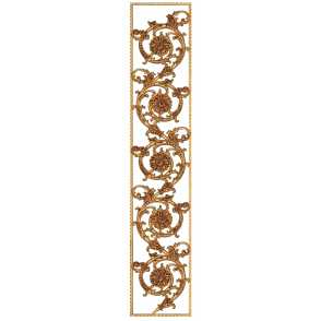 Кованый декоративный узор односторонний арт. 1464 разм. 30x160
