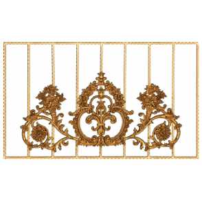 Кованая декоративная панель арт. 1465 разм. 100x60