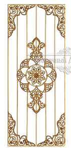 Кованая декоративная панель арт. 1473 разм. 80x195