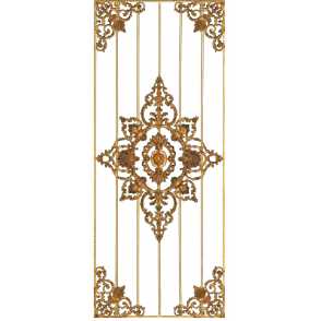 Кованая декоративная панель арт. 1491 разм. 80x195