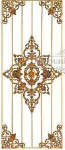 Кованая декоративная панель арт. 1491 разм. 80x195