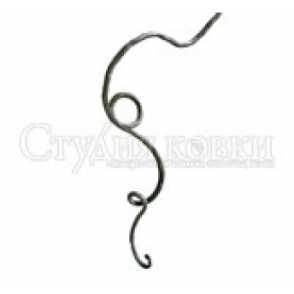 Кованый виноградный побег арт. SK15.06.1 разм. 280x110