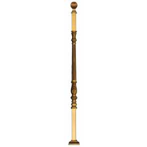 Кованый столб для лестниц, перил, ограждений арт. 1510 разм. 140