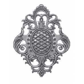 Кованый декоративный элемент арт. 153 разм. 36x28