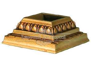 Кованое основание столба 50х50 арт. 155 разм. 11x5