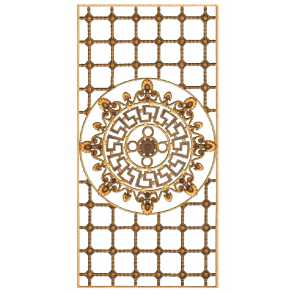 Кованая декоративная панель арт. 1560 разм. 80x160