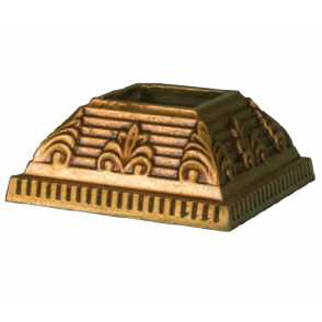 Кованое основание столба 50х50 арт. 156 разм. 12x5