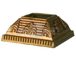 Кованое основание столба 50х50 арт. 156 разм. 12x5