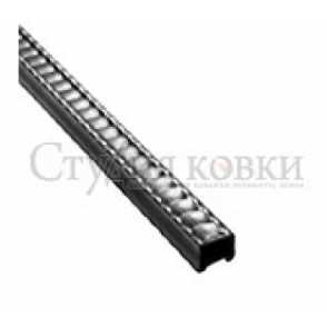 Кованый декоративный трубопрофиль, труба арт. SK16.15.12 разм. 15x15x3000