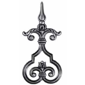 Кованый декоративный узор двусторонний арт. 162 разм. 12x25